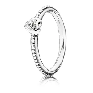 DORAPANG 925 Sterling Zilver 14 K Goud Kleur Ringen Voor Vrouwen Rose Goud Druppels Mode DIY Pan Ring Fabriek Whole221k
