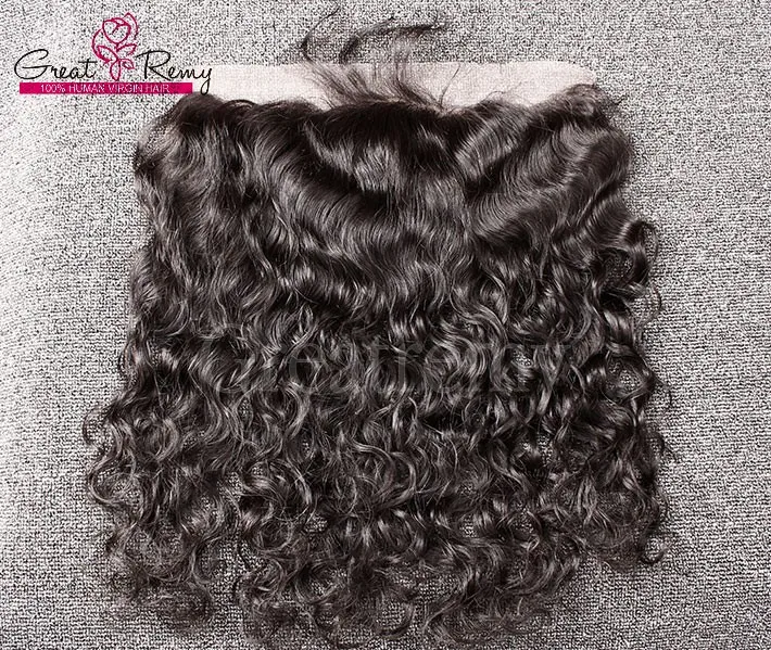 Peruvian Natural Wave Mink Hair Weaves with 13x4 Lace Frontal Closure Greatremy Mink Virgin Human Hair Bundles with Ear to Ear Frontal