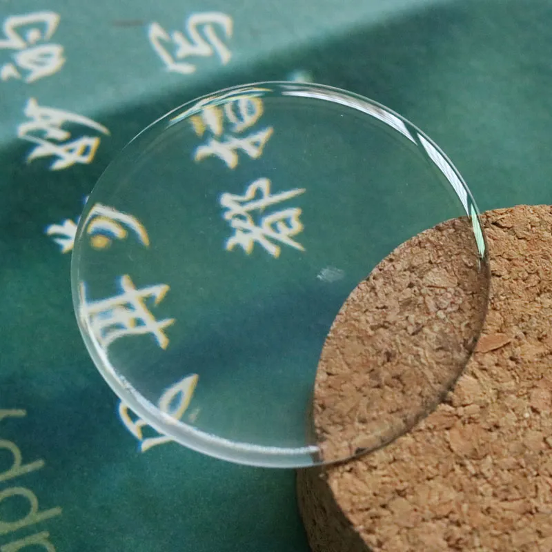partia 58 mm przezroczyste kopuły epoksydowe Wysoka przezroczystość żywicy naklejka kółka 1 6 mm biżuteria