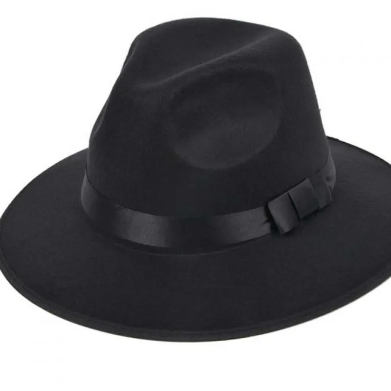 Hele-YOCCAS Langs De Winter Hoed Vintage Jazz Cap Podiumvizier Britse Mannen Sombrero Para Hombres Zwarte Fedora Hoeden voor Mens2407