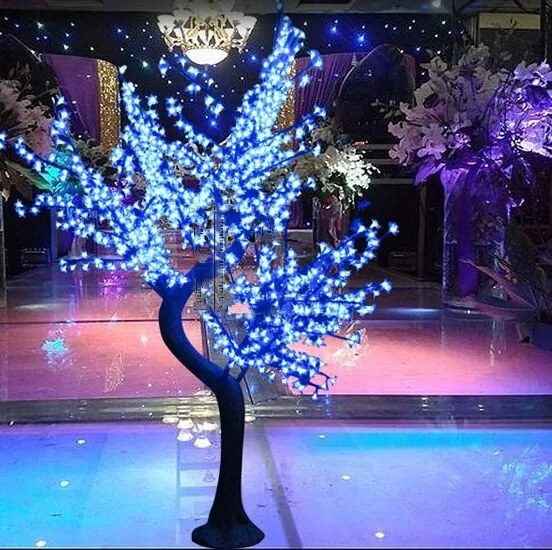 2017 LED Cherry Blossom Tree Light LED Bulbs 1.8m Height 110/220VAC Seven Colors for Option Rainproof Outdoor Usage Drop Shipping MYY