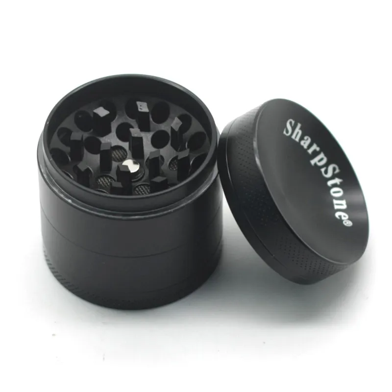 Sharpstone Concave Grinders Herb Smoking Grinder 40/50/55/63mm 4 Layers Metal Zinc Alloy Surface Herbal Crushers