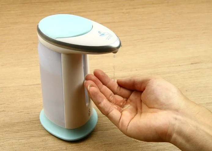 Distributeur automatique de savon et désinfectant distributeur de savon distributeur automatique de mousse distributeur de liquide 400ml / Livraison gratuite