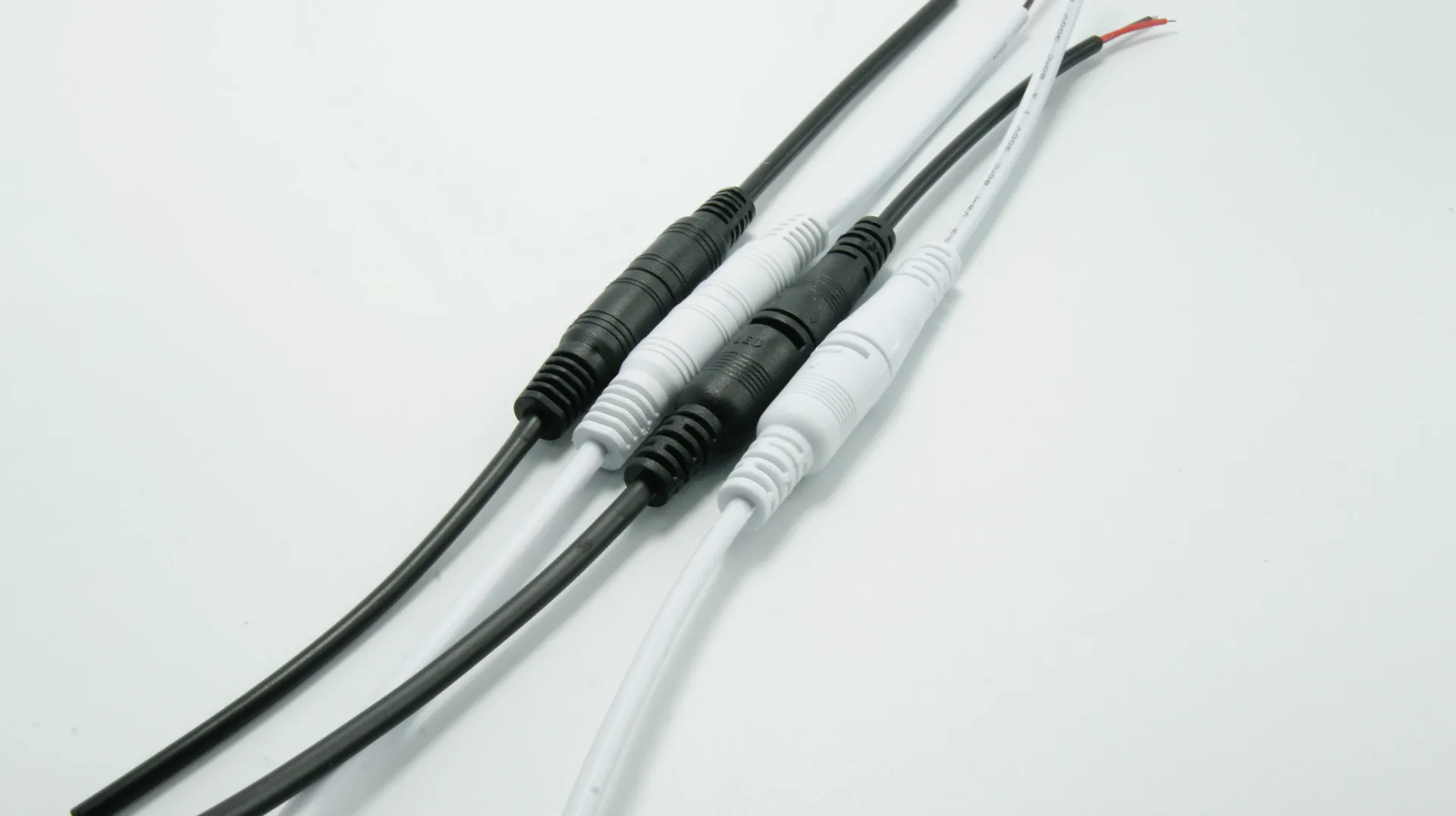 DC 와이어 커넥터 플러그 15cm LED 조명 및 LED 스트립 5.5mmx2.1mm weterproof 전원 라인 커넥터 + 잠금
