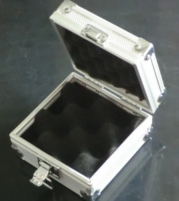 Caja de plata de aluminio de la aleación para el equipo de la fuente de las máquinas del arma del tatuaje