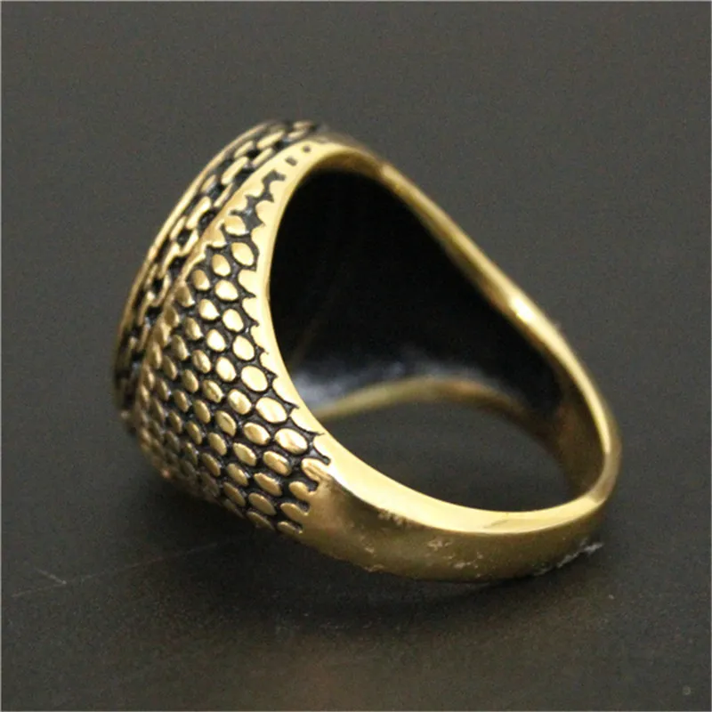 2 Stuks Veel Nieuwste Ontwerp Gouden Anker Cool Ring 316L Rvs Biker Stijl Heren Verkopen Band Party Punk Stijl ring337O