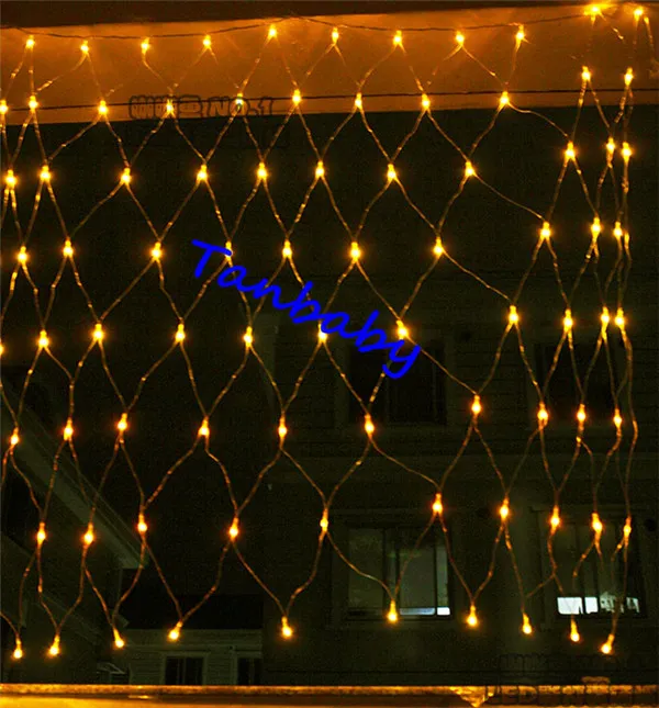 3m x 2 m vattentät led nätnät fairy stränglampor isbarlampa för inomhus utomhus blinkar hem trädgård julfest bröllop251d