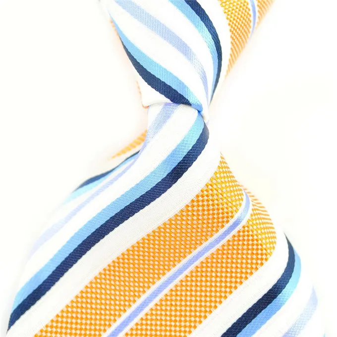 8 stili nuovi uomini classici a righe cravatte viola tessuto jacquard 100% seta blu e bianco cravatta da uomo formale cravatte da lavoro F230S