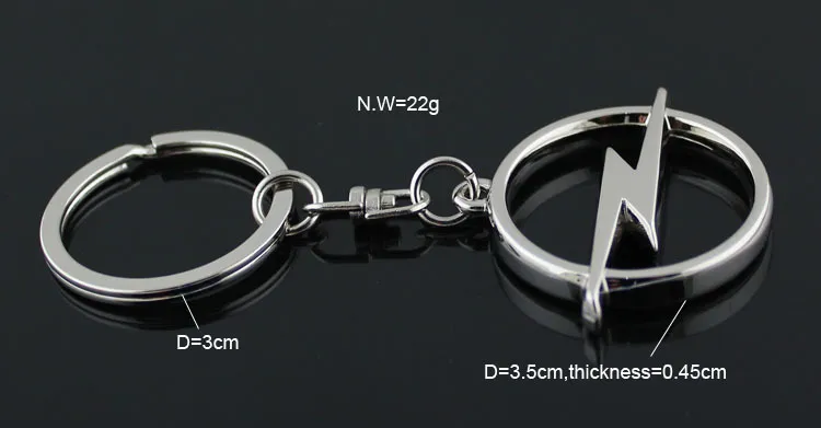 5 stuks veel mode metalen 3D auto logo sleutelhanger sleutelhanger sleutelhanger sleutelhanger Chaveiro Llavero voor Opel auto hanger auto-accessoires Whol263a