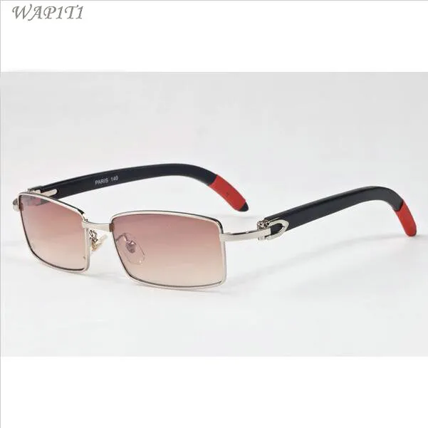 Модные деревянные солнцезащитные очки для мужчин Bamboo Sports Buffalo Hornse Glasses Женские очки Солнцезащитные очки поставляются с коробкой Case Lunettes Gafas de S244V