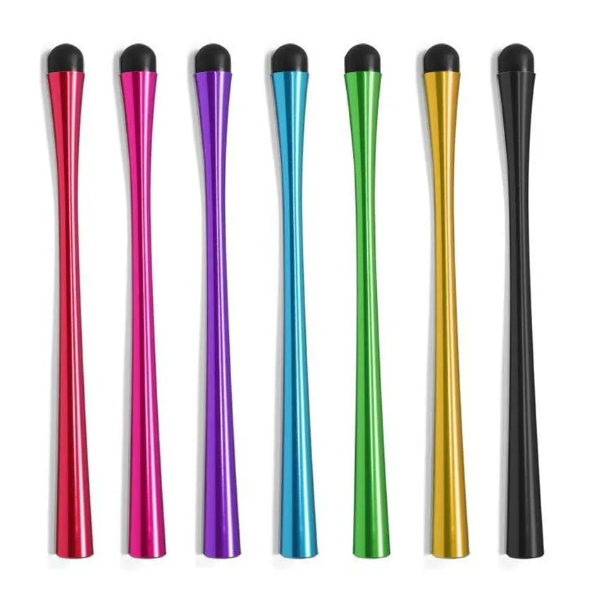 Mini stylet écran multicolore stylos tactiles Style de taille stylo capacitif universel pour PC téléphone portable tablettes crayon accessoires