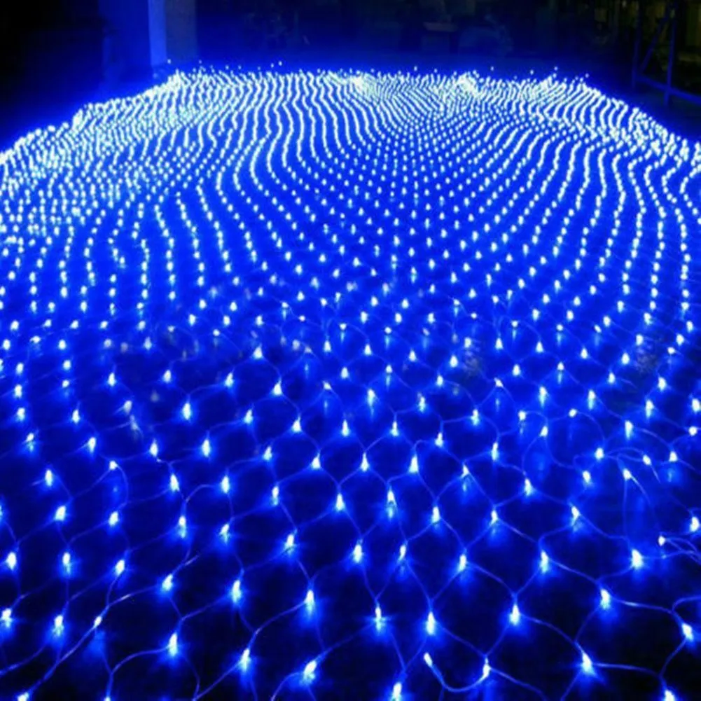 3m x 2 m vattentät led nätnät fairy stränglampor isbarlampa för inomhus utomhus blinkar hem trädgård julfest bröllop251d