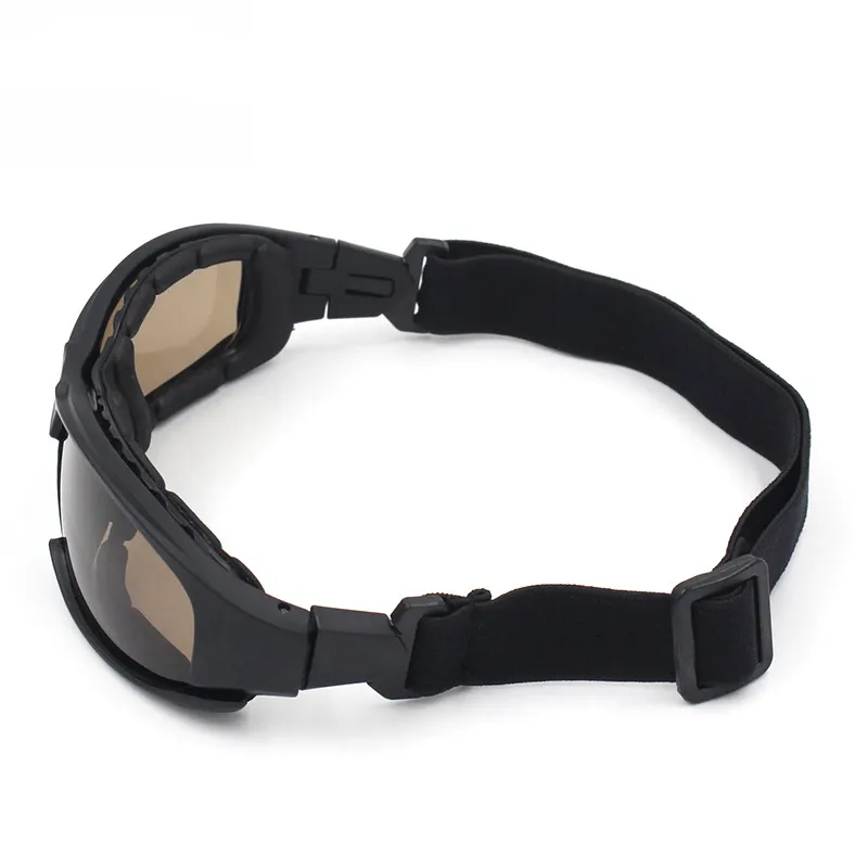 야외 스포츠 안경 사냥 슈팅 보호 장비 Airsoft 고글 사이클링 선글라스 C7 전술 슈팅 안경 NO02-019