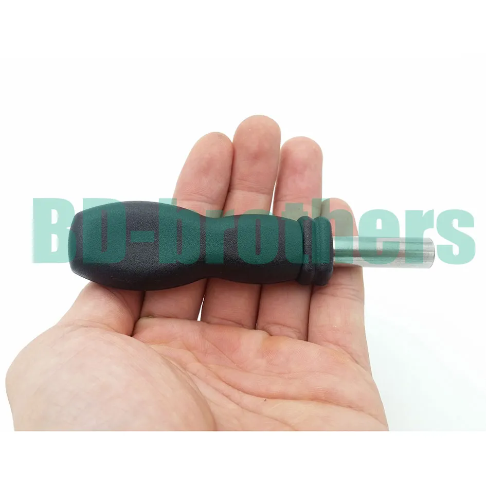 Zwart Plastic 6 5mm Inbussleutel Magnetische Handvat Mouw voor 3 8 4 5 Beveiliging Bit Voor Console 50 stks lot291L