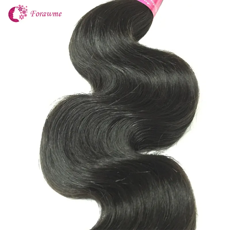 1 2bundlesVirgin Brazilian Human Hair Weaves Cheap Unprocessed Peruvian Body Wave Hair Weft Soft Forawme Hair #1B 8-30inch