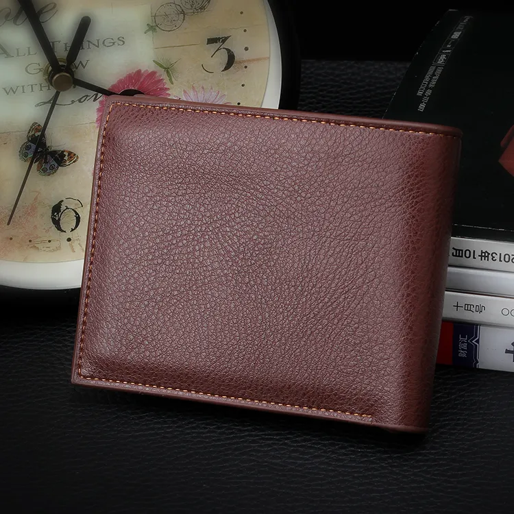 Hoge kwaliteit eenvoudige heren portemonnee portemonnees Designer Wallets beroemde merkkaarthouder creditcardhouder PU Leather ZQ-11024345K
