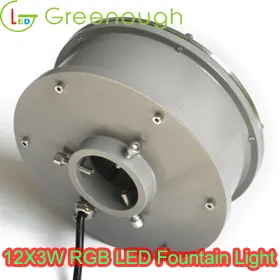 DC24V LED Fontein Licht 12x3 W Tuinverlichting RGB Onderwater Zwembad Verlichting Rvs LED In grond Lamp2921