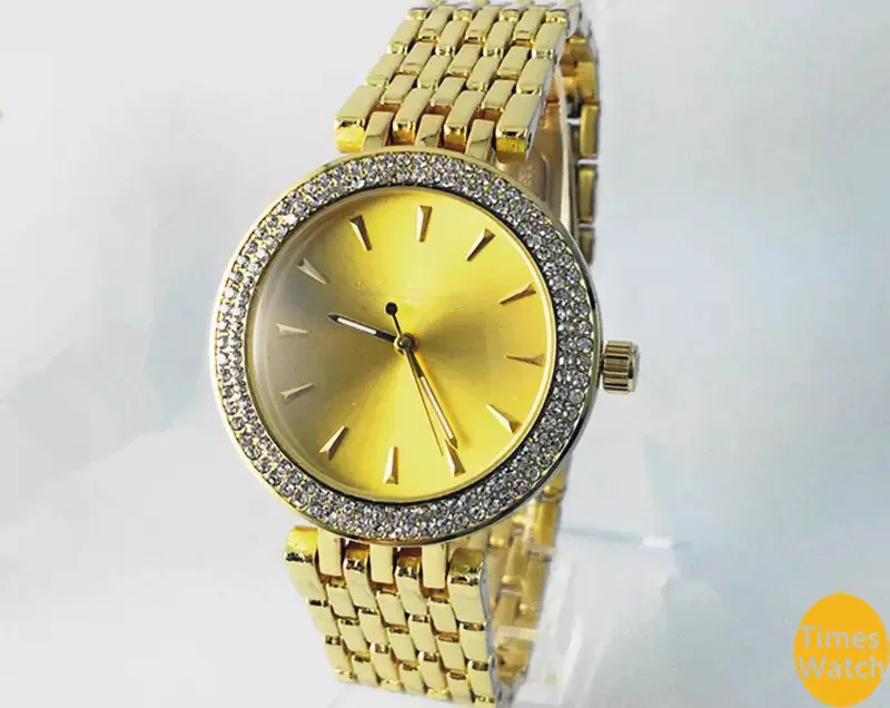 20% de descuento 2019 Relojes de pulsera de diamantes dorados para hombres y mujeres más vendidos Reloj de moda de oro rolse de acero inoxidable 277F
