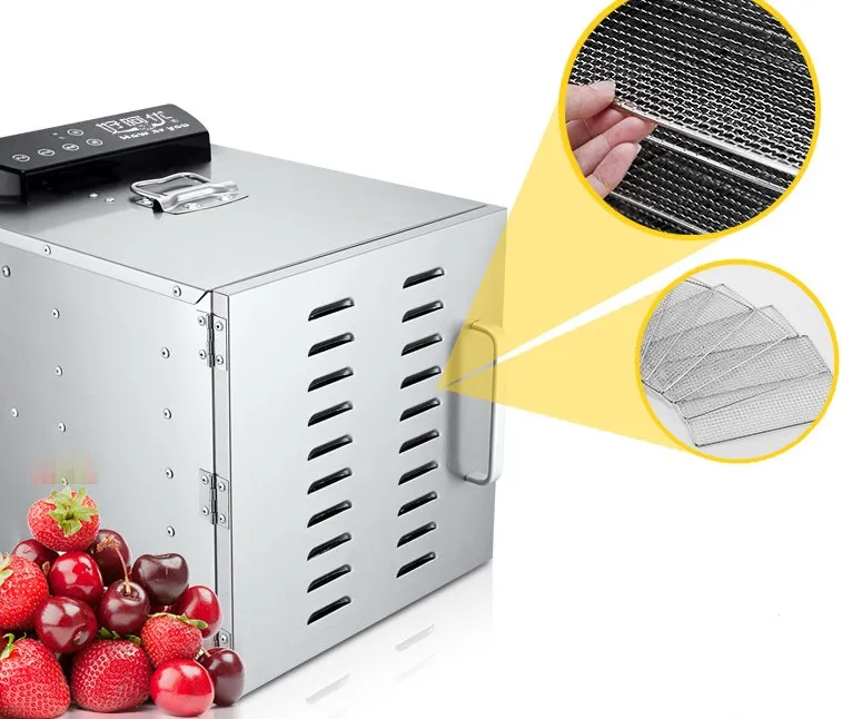 fruit Tools drying machine dehydration industrial food dehydrator Stainless Steel Commercial Electric Food Dryer LLFA333A