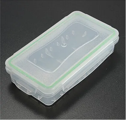 18650 Batterie Box Wasserdicht Fall Kunststoff Schutz Lagerung Translucent Batteriehalter Aufbewahrungsbox für 18650 und 16340 Batterie DHL Frei