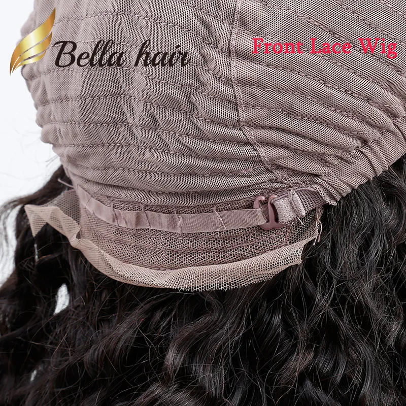 WAVE PROFUNDA Renda Completa Peruca / 360 Peruca / Rendas Perucas Frontais Virgem Brasileiro Perucas Cabelo Curly 100% Humano Bella Hair Factory Outlets