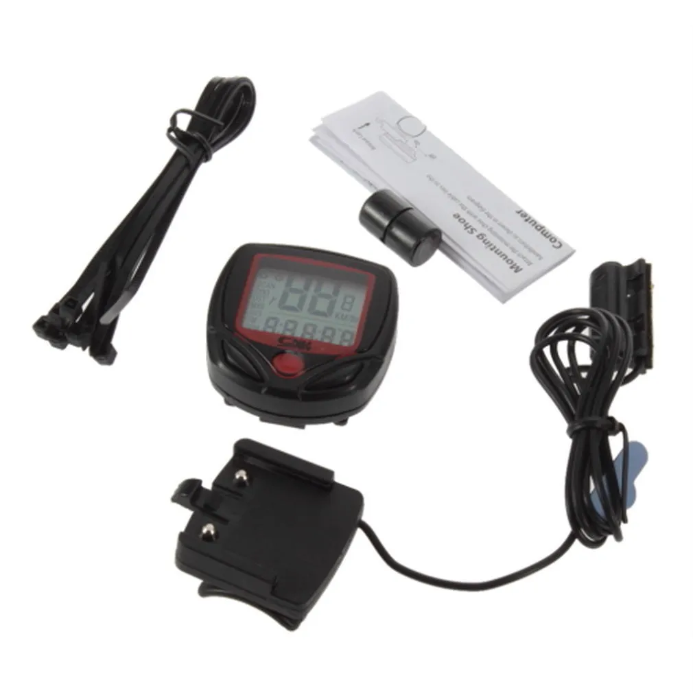 SD-548B 2016 Facotry Direct Leisure 14-Functions Waterproof New Bicycle Bike Cycle Computer Odometer Speedometer