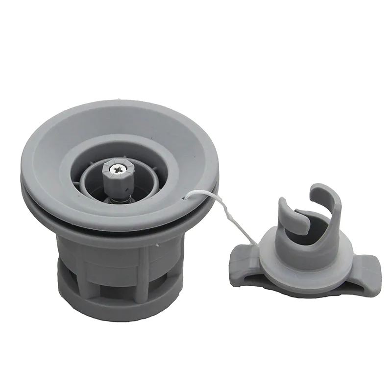 10st Double Seal Grey Black Air Valve för uppblåsbar båtflotte Dinghy Kayak Canoe315Z