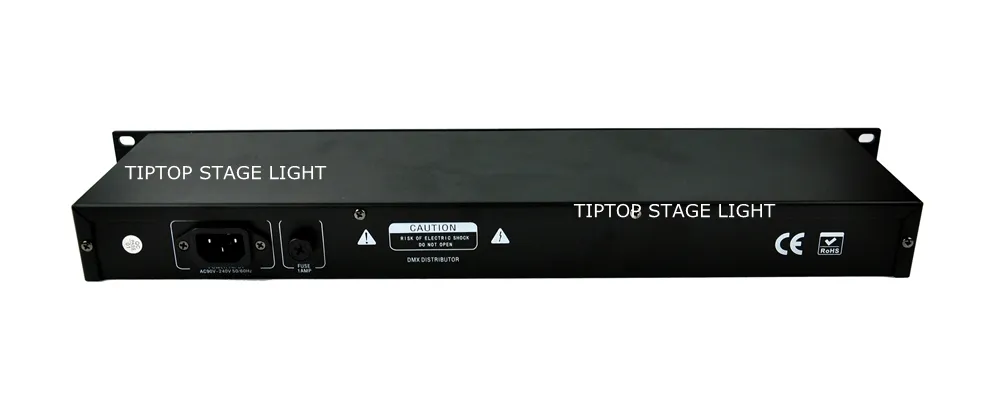 TIPTOP Stage Light TP-D05 DMX 4 Road Way Splitter Voltage Isolation Technology Protection Circuit Port CE ROHS Stage Controller