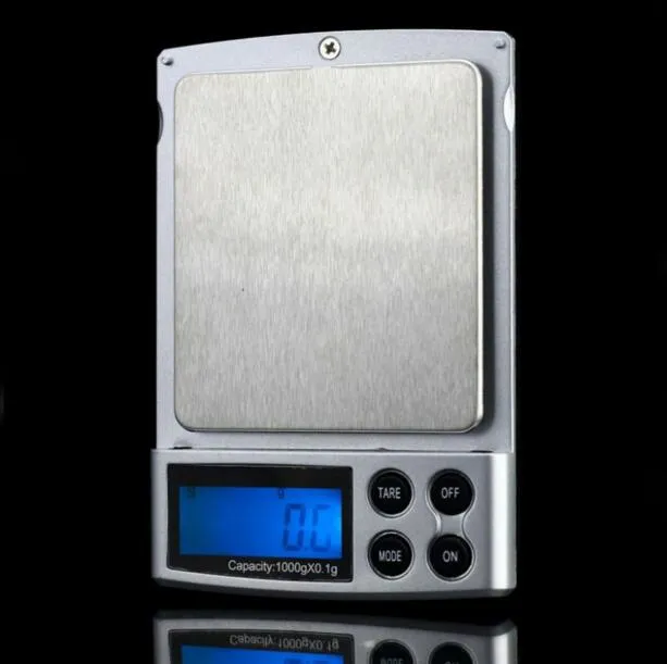Yüksek kalite 1 kg 1000g 0.1g cep mini taşınabilir dijital diaplay takı ev ağırlık ölçeği LED aydınlatmalı