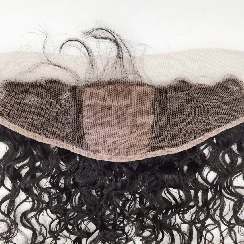 Peruvian Silk Base Closure 100% Virgin Hair Silk Closure Free Middle 3 Way Part Cheap Silk Base Frontal Closures