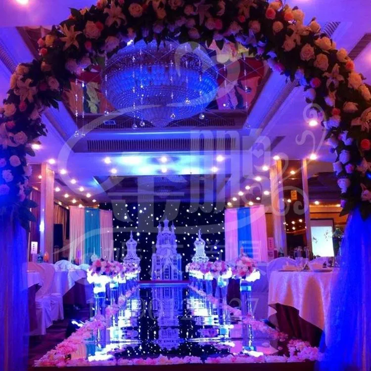 10 m Uzunluğunda 1 M Geniş Parlaklık Gümüş Ayna Halı Koro Koşucu Romantik Düğün Için Parti Dekorasyon Için Ücretsiz Kargo