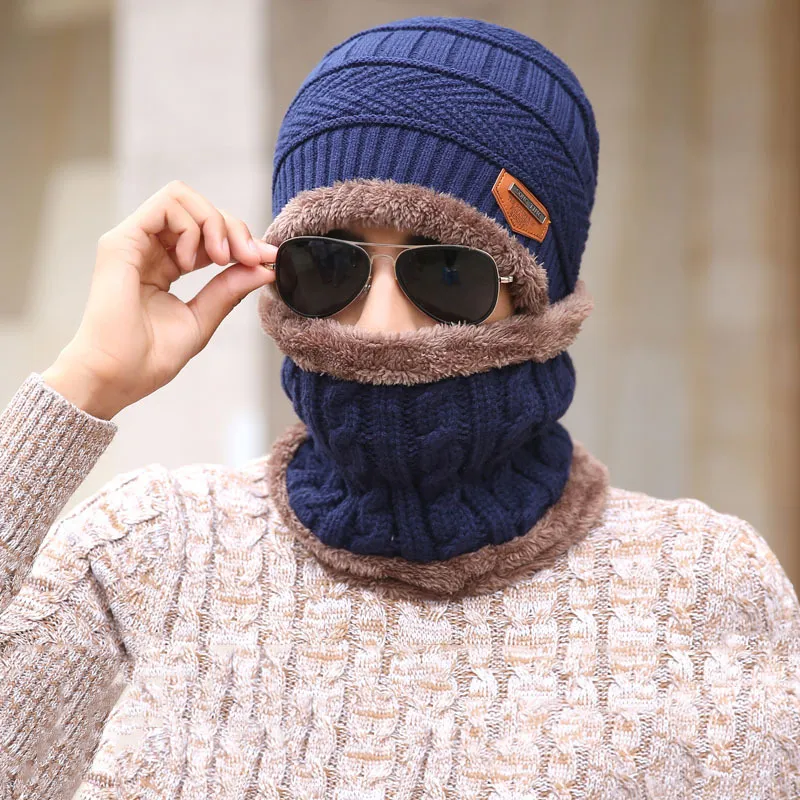 Gorros de moda unisex de invierno Cajas de lana de moda Buffes de lana Mujeres Ski Ski Gorno Bonnet Gorro cálido holgazan