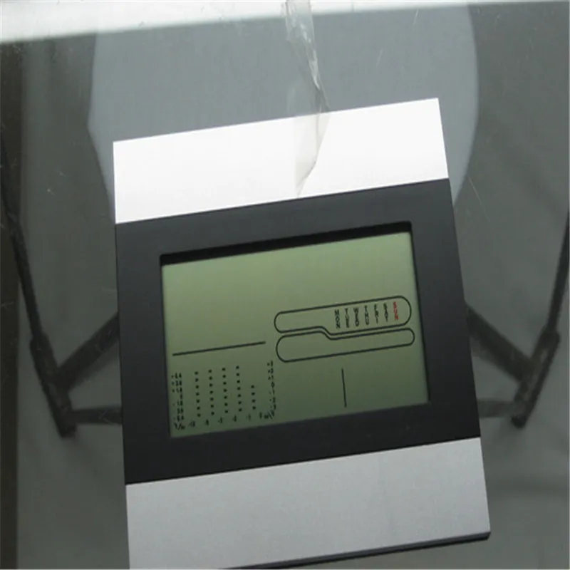 Digital LCD batería Termómetro Tiempo Alarma Tiempo Higrómetro reloj Inicio Pantalla grande Electrónica Humedad Termómetro regalo de navidad