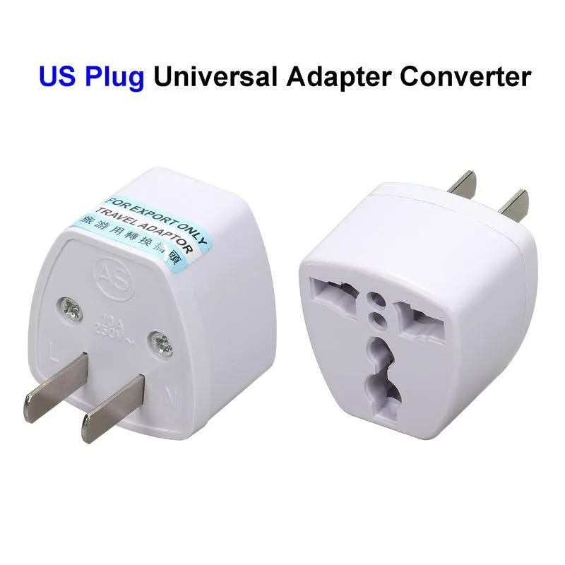 Universal Power Adapter Travel Adaptor AU US EU UK Plug  Converter 3 Pin AC For Australia 