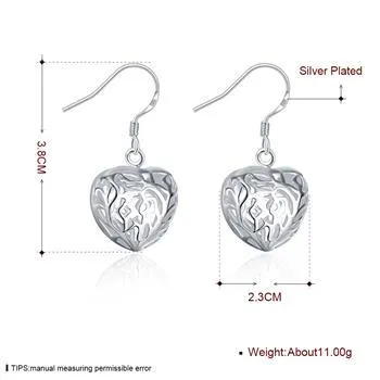 Venda por atacado - menor preço de presente de Natal 925 Sterling Silver Fashion Earrings E075