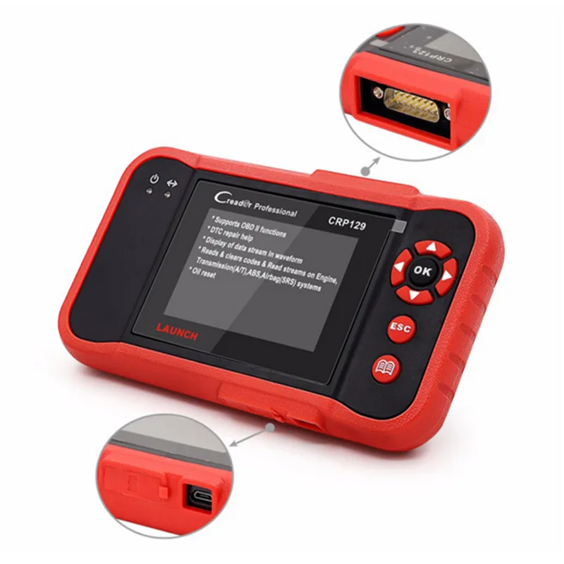 Original Launch X431 CRP129 Creader Tool CRP-129 ABS Öl Reset Professioneller OBDII EOBD Auto Code Reader Scanner CRP129