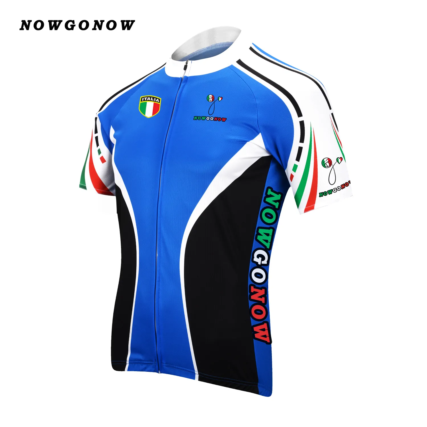 Tour 2017 Radsport Jersey Männer Blue Italy Pro Team Kleidungsrad Kleidung Nowgonow Tops Road Racing Mountain Triathlon Sommer MAILLOT CI310E