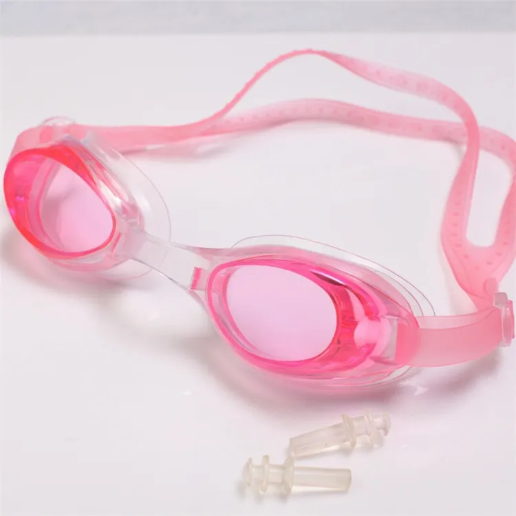Children Kids Swimming Goggles Swim Eyewear Antifog High Definition Boys Girls Swimming Diving Glasses Earplugs Silicone Adjustable