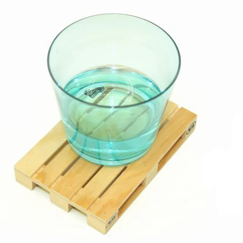 Whole-4 Stuks Set Onderzetters Krat Cup Pallet Beschermende Mok Mat Leuke Houten Retro Houder Leuke Mini Houten Pallet Coasters12348