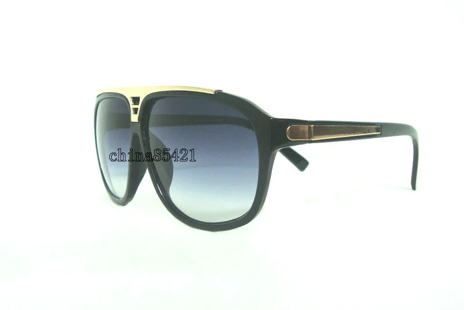 1st Mens Mens Womens Solglasögon Bevis Solglasögon Designer Black Frame Glasögon Eglas kommer med fodral och rengöring av tyg175e