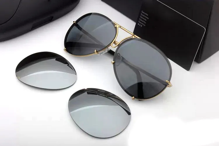 Brand designer eyewear men women fashion P8478 cool summer style polarized eyeglasses sunglasses sun glasses lens 8478 with2814