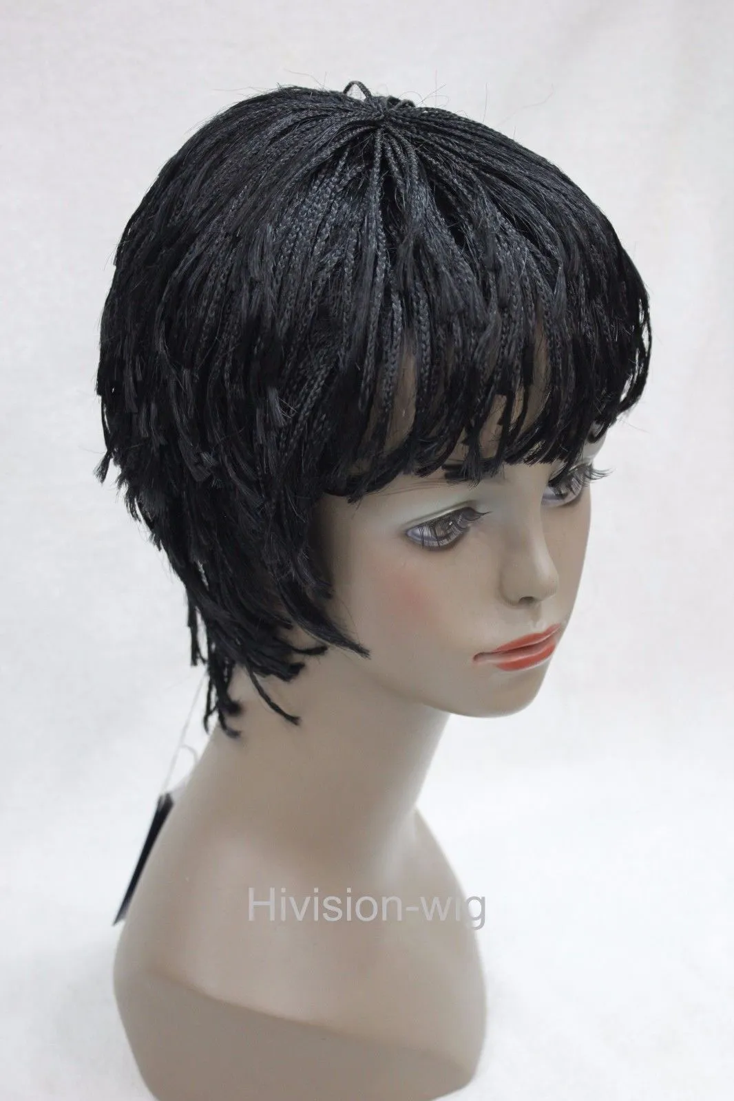 charming beautiful new Best Hot sell Senegal Havana Afro African style Wig Bangs Short straight braid Hivision