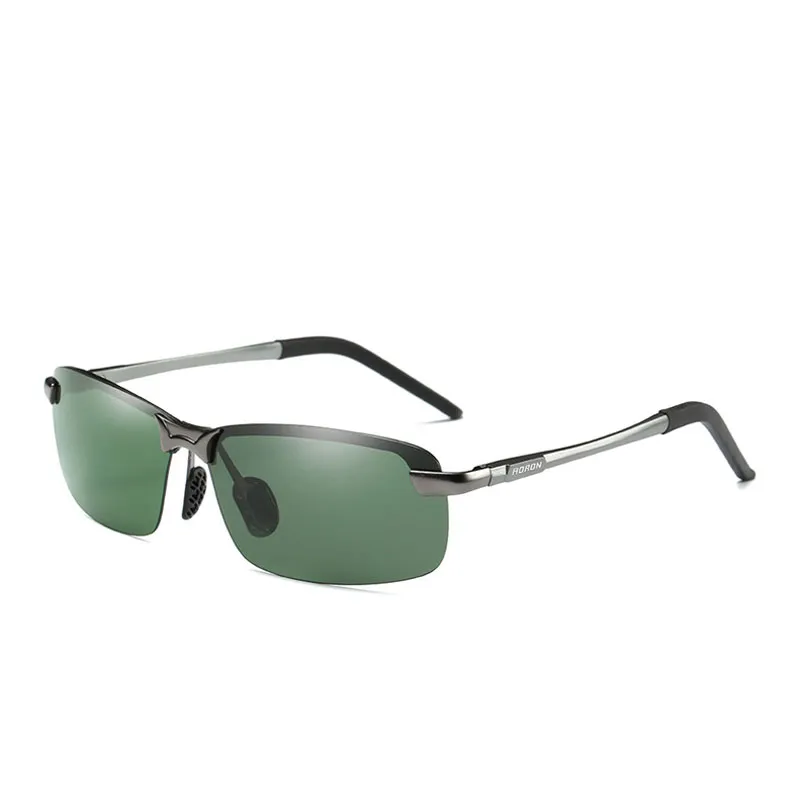 Aluminiowe męskie okulary przeciwsłoneczne sportowe okulary przeciwsłoneczne Driving Akcesoria na okulary dla mężczyzn Oculos de Sol Masculino176J