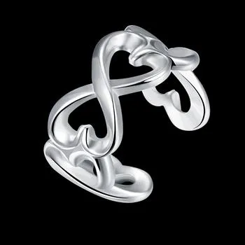 Оптовая торговля-розничная низкая цена Рождественский подарок, бесплатная доставка, новый 925 серебряное кольцо моды R91