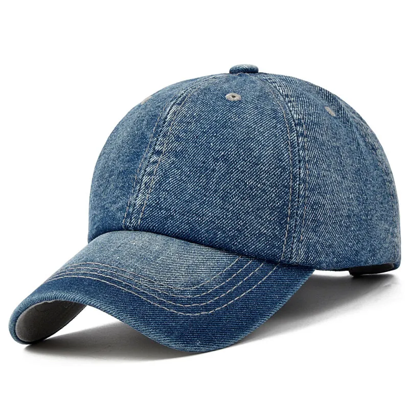 Unisex Denim Baseball Cap Blank Washed Low Profile Jean Hut Casquette Einstellbare Snapback Hüte Caps Für Männer Und Frauen235y