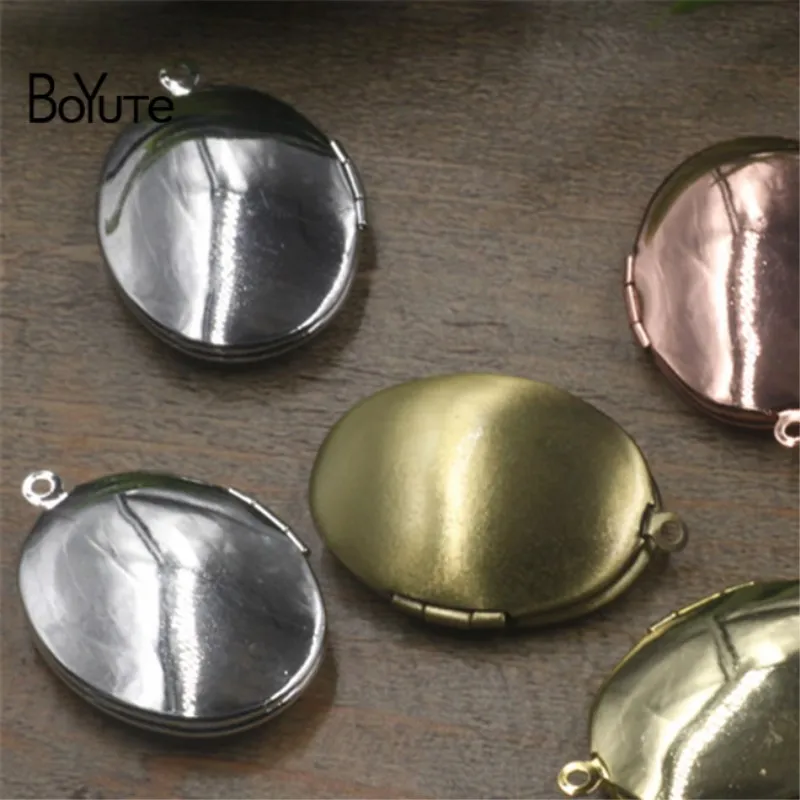 BoYuTe новый продукт 10 шт. 23 29 мм овальный плавающий медальон кулон цельный латунный материал винтажные ювелирные изделия кулон315T