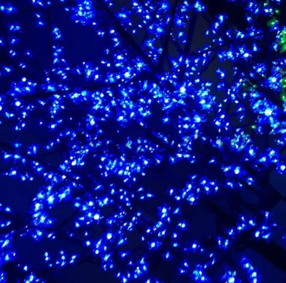 1536LLES 200 cm Outdoor LED Cherry Blossom Tree Light do Outdoor Garden Pathway Christmas Wedding Party Decoration 2549