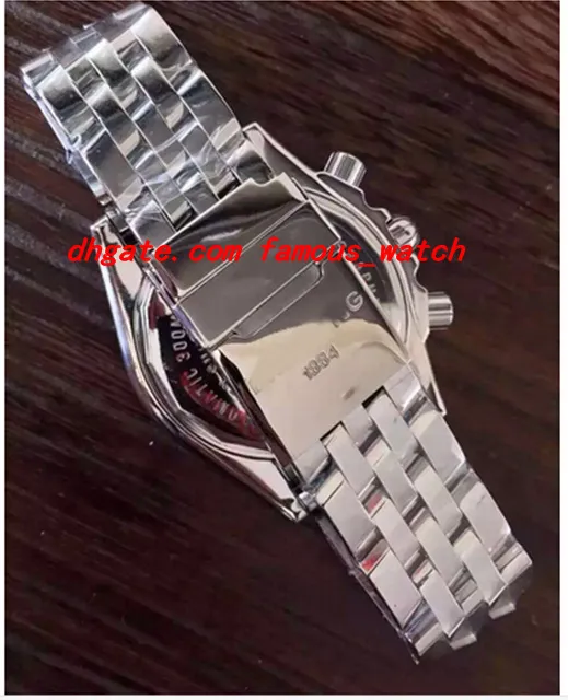 Luksusowe zegarki zegarek na rękę zupełnie nowe MENS 1 STAL STALU STALIMICZNA 48 mm Neptune Blue Dial A44362 Men Watch282s