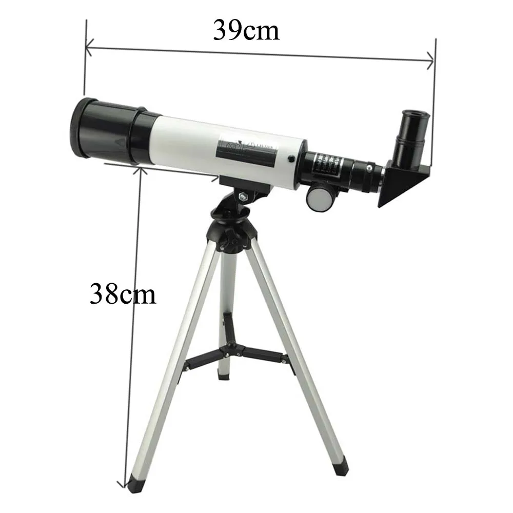 Visionking 360 x 50mm Small Children HD Astronomical Telescope 18-90x Power Professional Stargazing Monocular Teaching Aids Gift