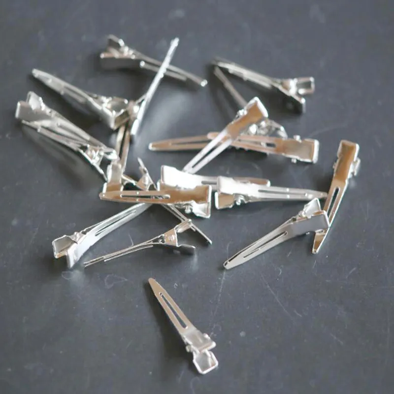 Whole super quality metal hair clips for hair dressing salon DIYCrocodile Duckbill hair clips293j6806489